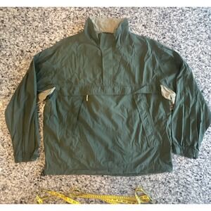Timberland Jacket Men's XL Green Pullover Weather Gear #C748‎